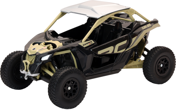 1:18 SCALE CAN AM MAVERICK X3 X RC TURBO BLACK/TAN | 58283B