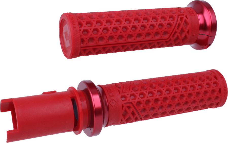 VAN'S LOCK-ON GRIPS DARK RED/RED CVO `23-24