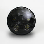 HEADLIGHT 5.75" BLACK 6 PROJECTOR