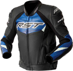 TRACTECH EVO D3O JACKET BLK/BLUE LEATHER