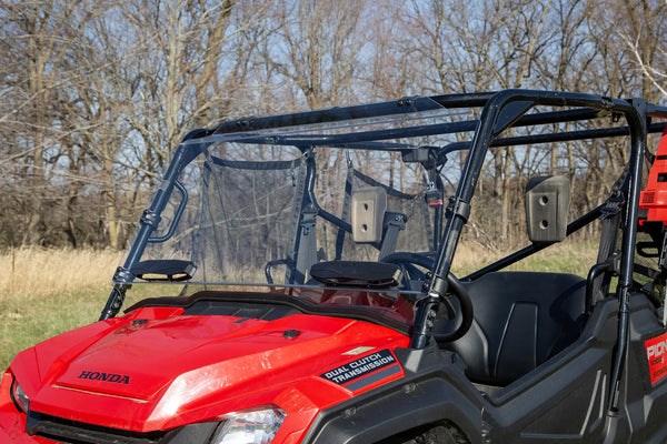POLY FRONT WINDSHIELD FULL FIXED VENTED HON | 2795