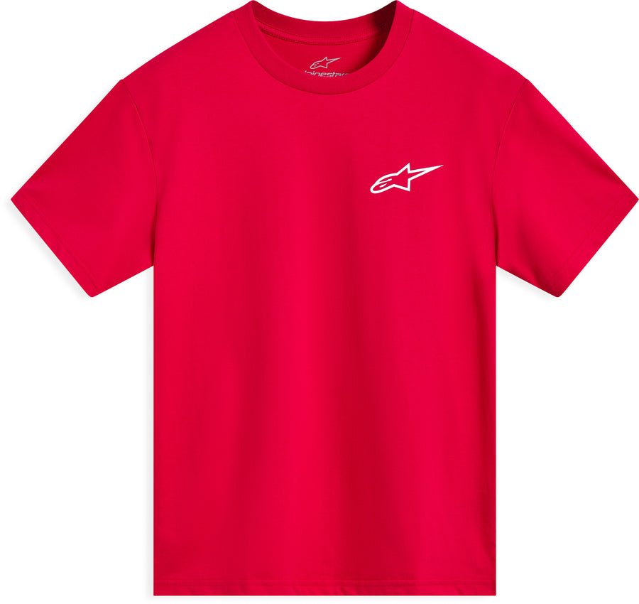 COMBO BACK SS CSF TEE RED/WHITE 2X