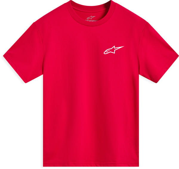 COMBO BACK SS CSF TEE RED/WHITE