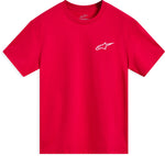 COMBO BACK SS CSF TEE RED/WHITE MD