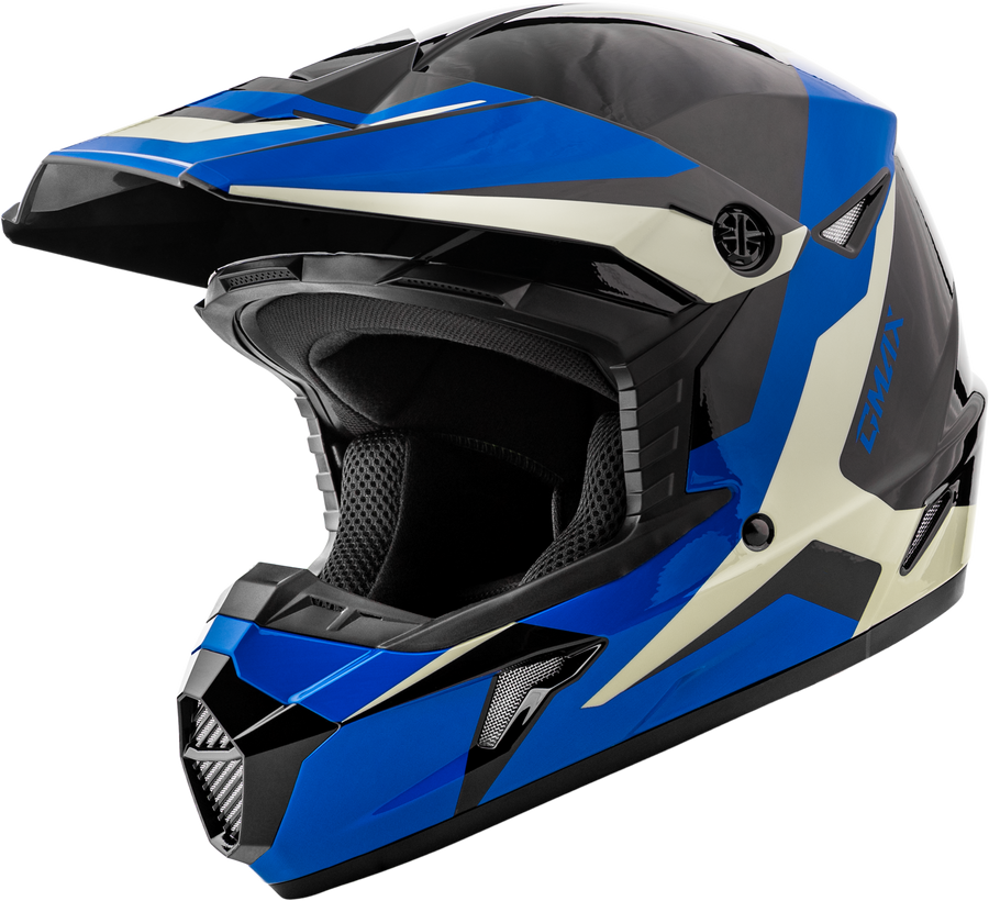 YOUTH MX-46Y CYCLUS HELMET BLACK/BLUE YS