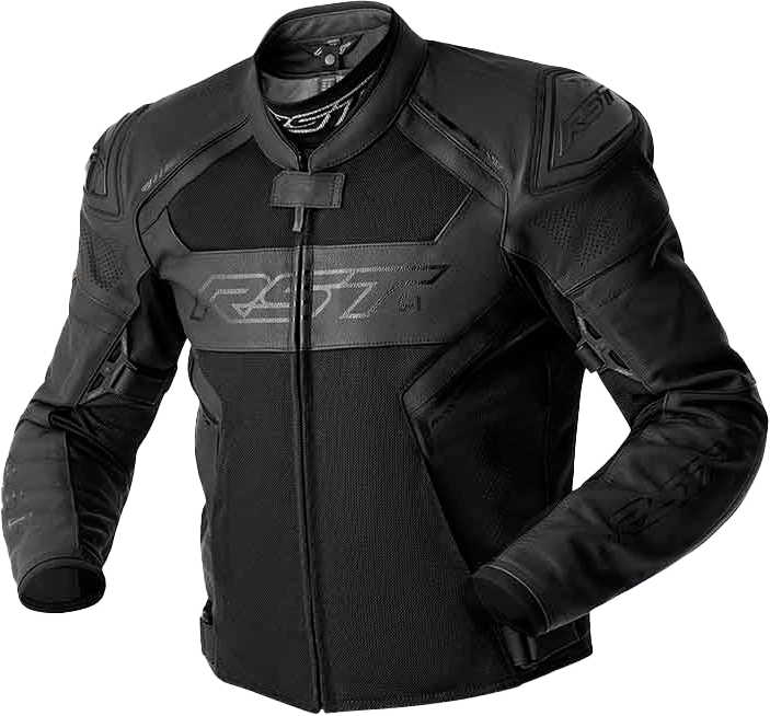 S1 D3O MESH LEATHER JACKET BLACK XS