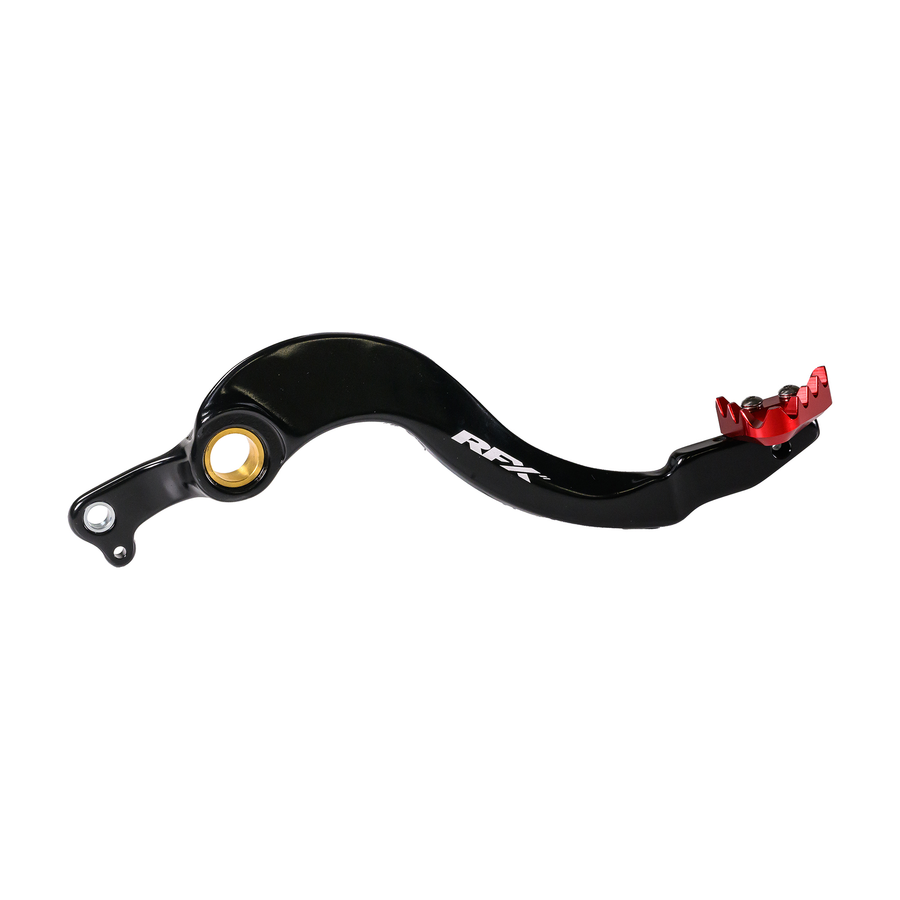 REAR BRAKE PEDAL RED SOLID-TIP HON | FXRB 10101 99RD