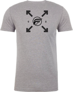 YOUTH FLY LOST TEE DARK GREY HEATHER