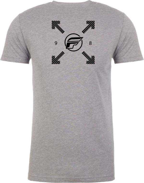 YOUTH FLY LOST TEE DARK GREY HEATHER YL | 354-0323YL