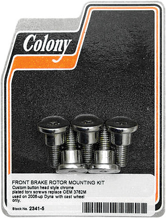 BRAKE ROTOR HARDWARE BUTTON HEAD CHR | 2341-5