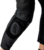WOMENS S1 D3O LEATHER PANTS BLACK