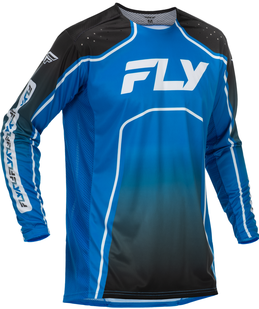 RAYCE BICYCLE JERSEY BLUE/BLACK/WHITE 2X