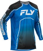 RAYCE BICYCLE JERSEY BLUE/BLACK/WHITE LG