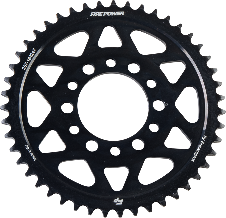 REAR SPROCKET STEEL 47T BLK