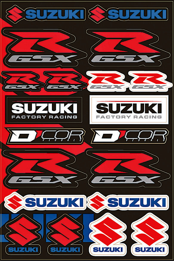 SUZUKI STREET DECAL SHEET | 40-40-105