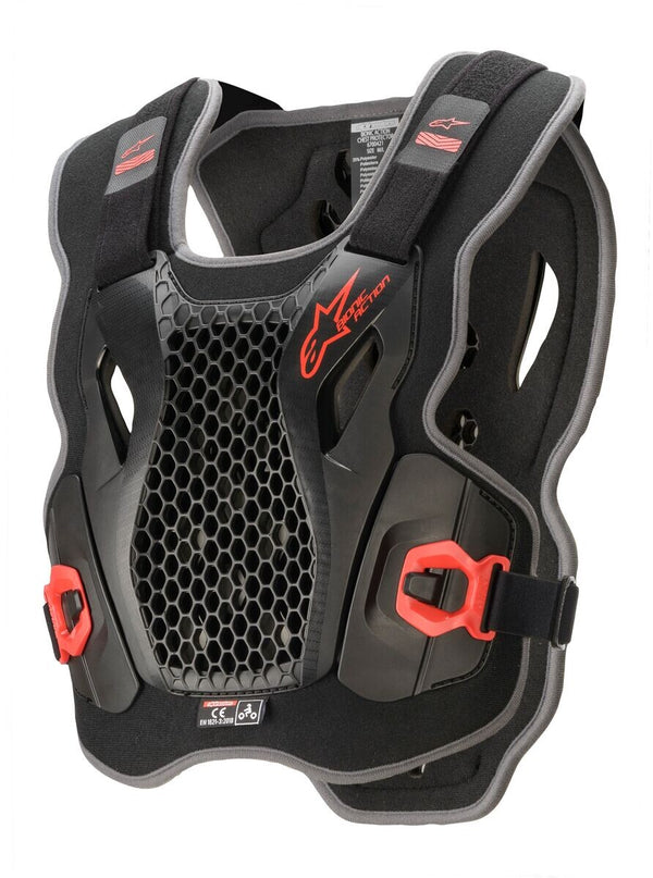 BIONIC ACTION CHEST PROTECTOR BLACK/RED XL/2X | 6700421-13-XL/2XL