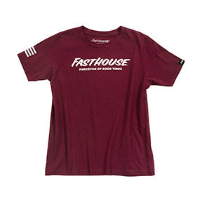 YTH LOGO TEE MAROON