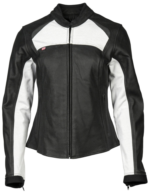 MARUCHI JKT WHT/BK WMNS