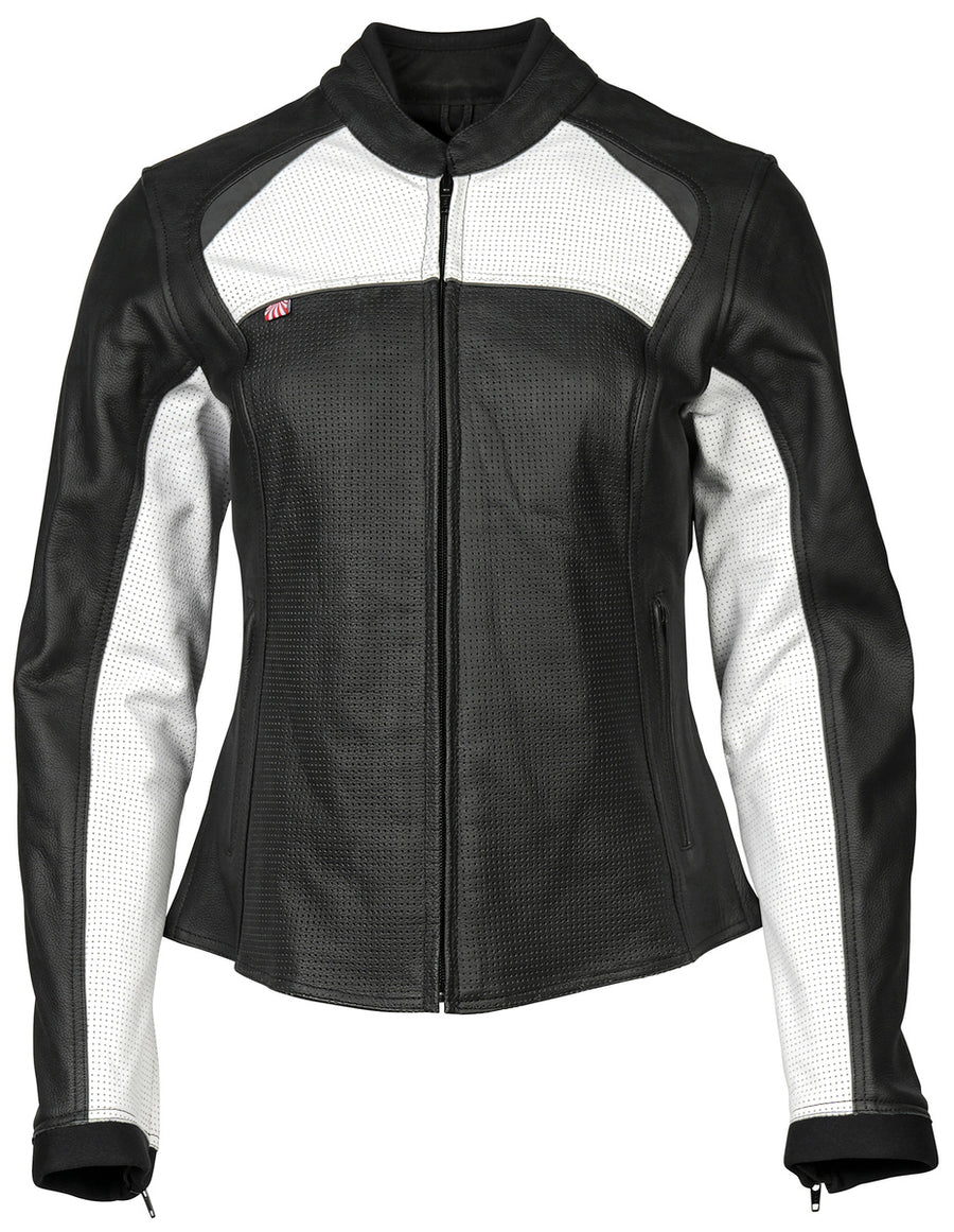 MARUCHI JKT WHT/BK WMNS