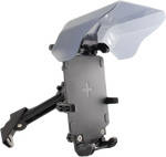 ARMOR CHARGER PHONE MOUNT W/VISOR BLACK | QR005000