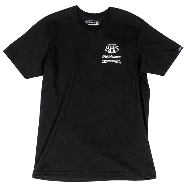 805 LAND & SEA SS TEE BLK