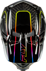 WERX-R FLOW CARBON HELMET BLACK CARBON/BLACK/MULTI LG