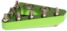 SOLID REAR BRAKE TIP GREEN | FXRB 90101 99GN