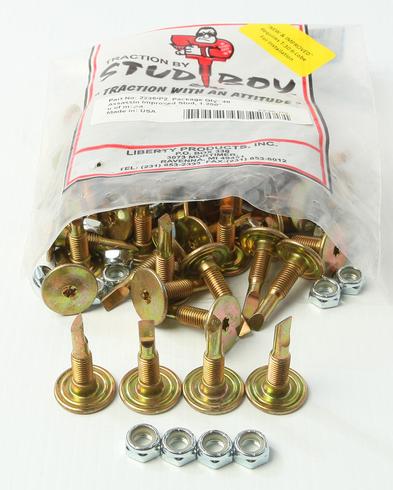 ASSASSIN STUDS 1.2" 48/PKG 5