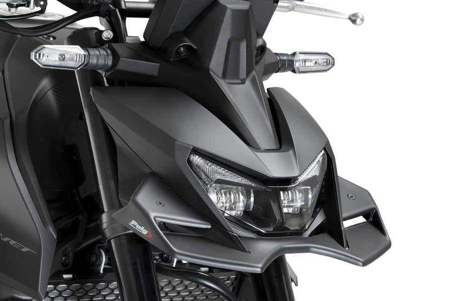 DOWNFORCE FRONT SPOILER MATTE BLACK HON | 22427J