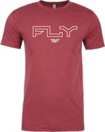 FLY EDGE TEE CARDINAL