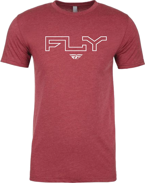 FLY EDGE TEE CARDINAL