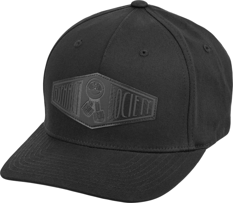 ASPHALT SOCIETY HAT BLACK/BLACK
