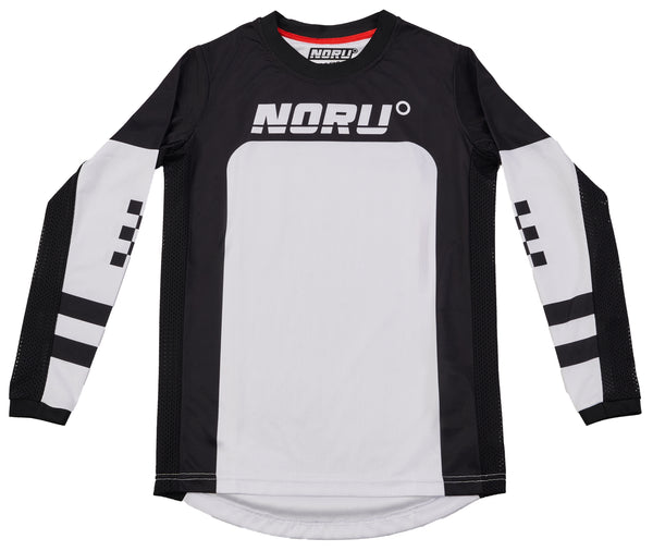 JMX YTH VENTED JERSEY WHBK L