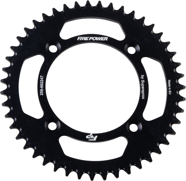 REAR SPROCKET ALUMINUM 47T BLK | FPA-6622-47-BLK