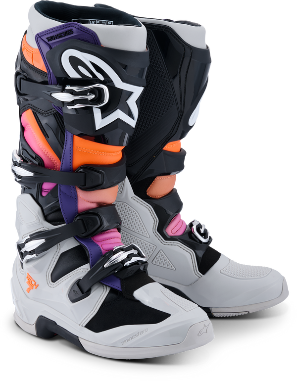 TECH 7 BLK/LGHT GRY/ORNG FL/MAGNTA 9 | 2012025-1594-9