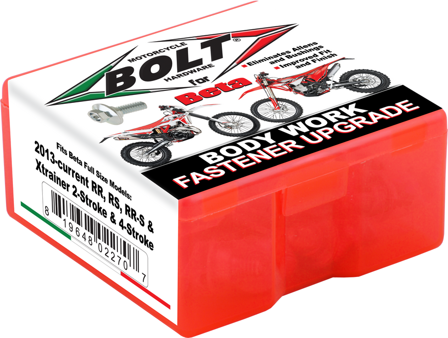 FULL PLASTIC FASTENER KIT BETA RR/RR-S/RS/XTRAINER