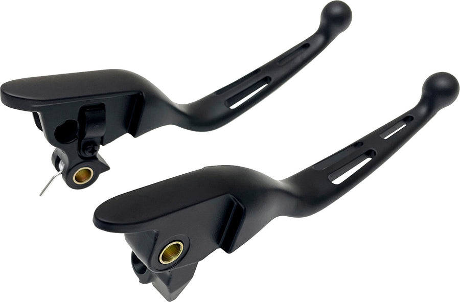 3 SLOT LEVER SET BLACK FLT 21-25 CBL CLUTCH