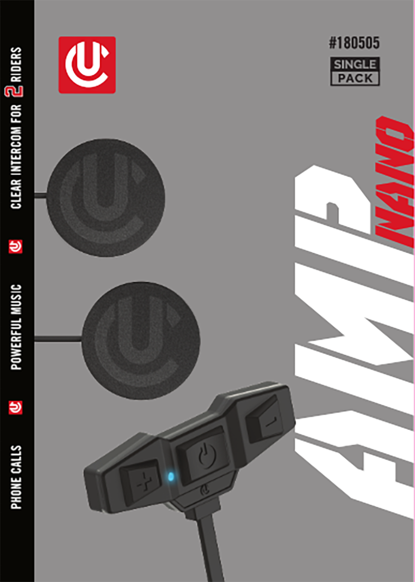 AMP NANO SINGLE KIT HELMET AUDIO SINGLE KIT | 180514