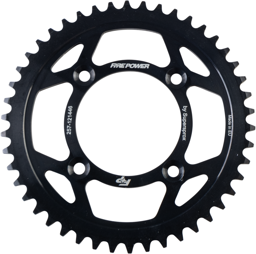 REAR SPROCKET STEEL 46T BLK