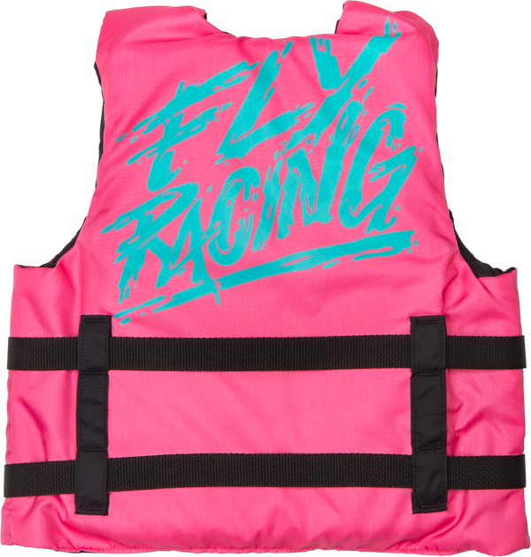 YOUTH FLOTATION VEST NEON PINK/TEAL | 221-30330