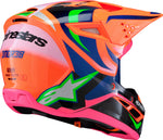 SM3 YOUTH DEEGAN HELMET ORNG FLO/PRPL/PNK FLUO YS | 8301425-433-YS