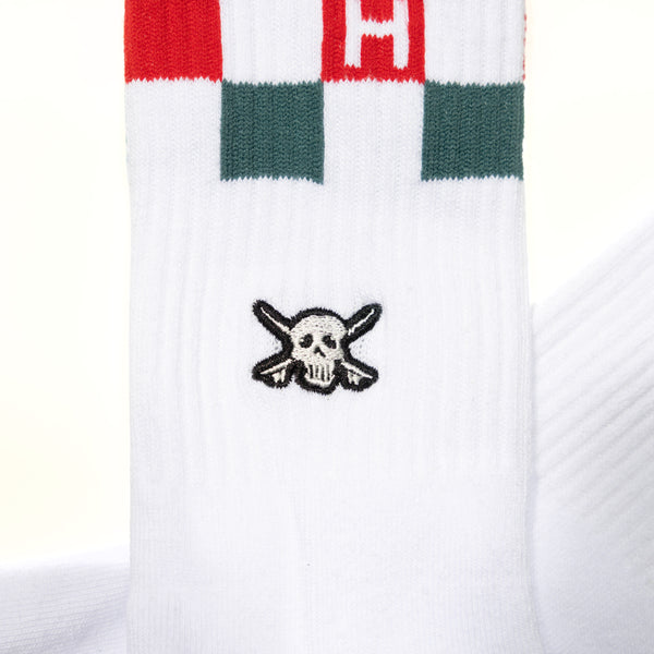 RIFF SOCK WHITE