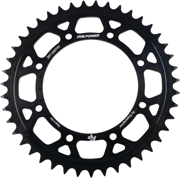 REAR SPROCKET STEEL 43T BLK