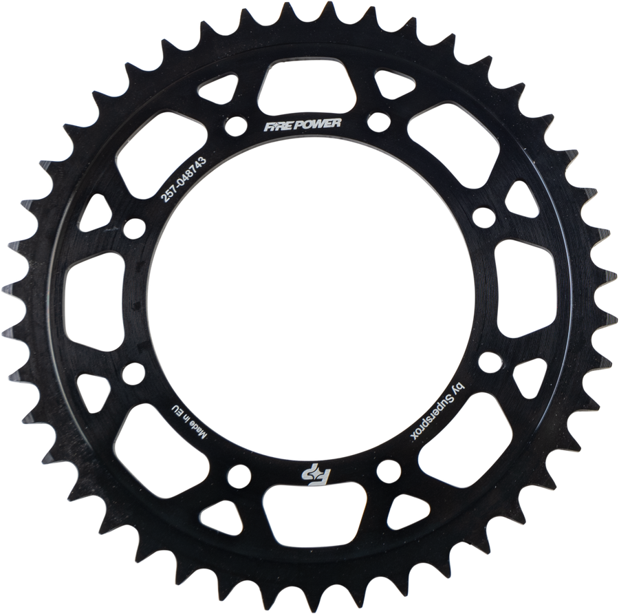 REAR SPROCKET STEEL 43T BLK