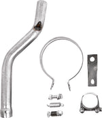 SINGLE SLIP-ON SYSTEM W/ UTILITY MUFFLER BLK YAM | AT-7403