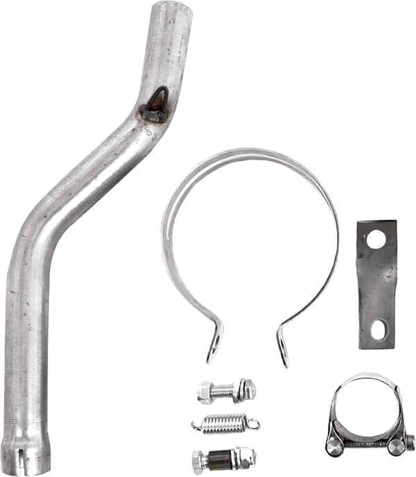 SINGLE SLIP-ON SYSTEM W/ UTILITY MUFFLER BLK YAM | AT-7403