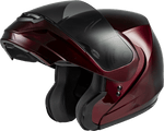 MD-04 MODULAR HELMET WINE RED 3X