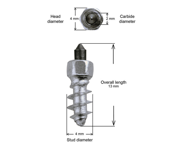 7/16"-11MM STD SCREW STUDS QTY 100 | ST-11100R