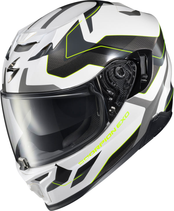 EXO-T520 FULL FACE HELMET ZUSE WHITE/HI-VIZ