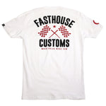 68 TRICK TEE WHITE RED